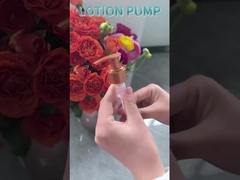 24/410 Vue propre lavage des mains ensemble de voyage pompe à lotion en plastique avec clip de verrouillage