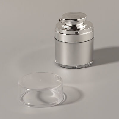 Bouteille à pompe sans air de 50 ml en gros, vente chaude, pour soins personnels, haute qualité, personnalisée