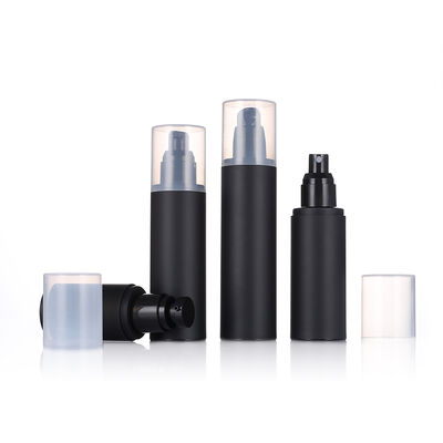 Bouteille de pulvérisation de brouillard en plastique mat PP de 120 ml en gros avec bouchon avec pinceau pour crème faciale Lotion sérum de soin de la peau