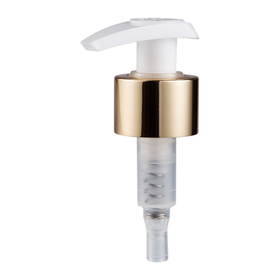 Pompe en aluminium de jet de lotion avec la fermeture 24/410 28/410 en métal