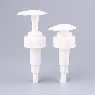 Blancs nervurés vissent la pompe 28/400, pompe de lotion de distributeur pour la bouteille
