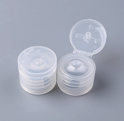 Capsules cosmétiques de vis à nervures 20/410 24/410 transparent