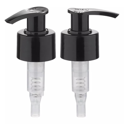 Lavent à la main Matte Black Lotion Pump de plastique 28/410 avec la serrure de gauche à droite