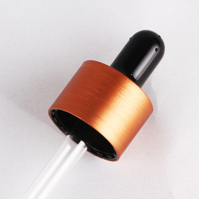 18mm a balayé le chapeau en aluminium de compte-gouttes de fermeture pour la bouteille 18/410 d'huile essentielle