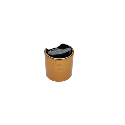 Chapeau supérieur balayé de disque en aluminium pour le paquet cosmétique 24mm 28mm