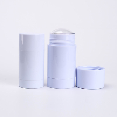 Torsion ronde vers le haut de l'espace libre en plastique du conteneur 30g 50g 75g de tubes de désodorisant d'onguent vide