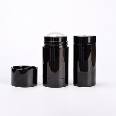 Torsion ronde vers le haut de l'espace libre en plastique du conteneur 30g 50g 75g de tubes de désodorisant d'onguent vide