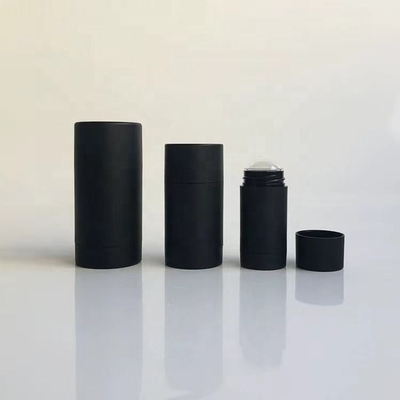 Torsion ronde adaptée aux besoins du client vers le haut du conteneur en plastique 15ml 30ml 50ml 75ml de stick déodorant de pp