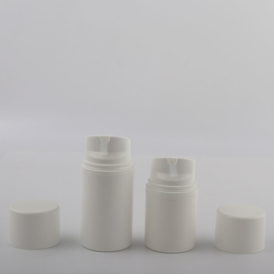 Bouteille crème privée d'air 30ml 50ml 80ml de sérum d'emballage cosmétique en plastique blanc de pp