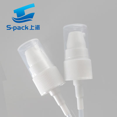 20/410 24/410 pompe cosmétique en plastique de crème de traitement de base pour la bouteille