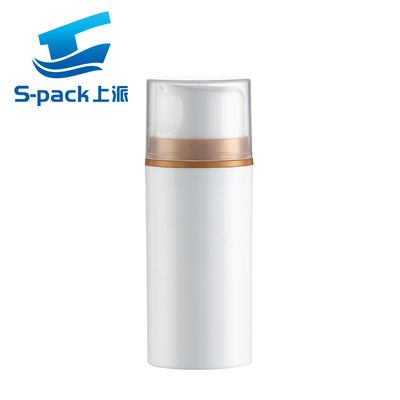 Jars cosmétiques PET blanches Bouteilles cosmétiques sans air 30 ml 50 ml 100 ml 150 ml 200 ml