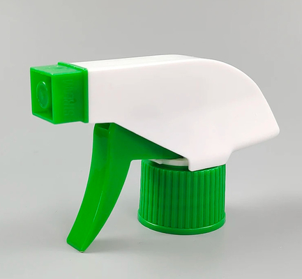 28/410 Démarrage du pulvérisateur blanc vert pour le lavage de bouteille