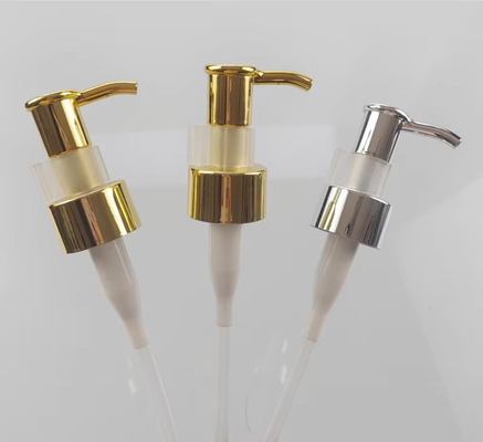Pompes de lotion en aluminium à grande dose distributeur de liquide tête de ressort à l'intérieur 24/410 Utilisation pour le shampooing