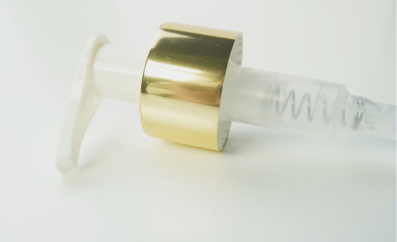 Pompes à savon doré 28 mm Blocage gauche/droit 1.8 Cc Lotion Shampooing Douche Gel Tubes à bas prix Matériau PP Liquide