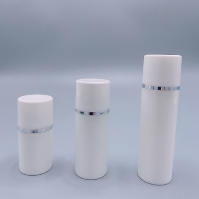 Bouteille sans air à configuration cylindrique avancée avec pompe à lotion