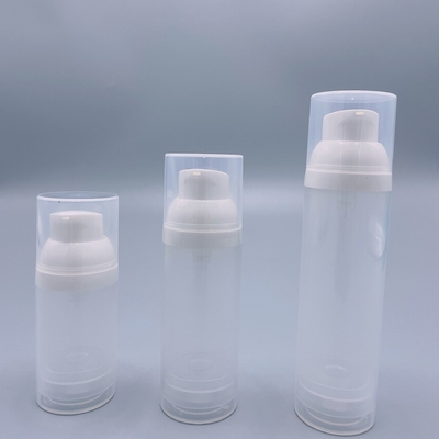 Bouteilles de pompe sans air polyvalentes de 15 ml, 30 ml et 50 ml pour le traitement de la peau