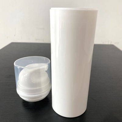 150ml PP Comsetic Bouteille de pompe sans air Snap On Bouteille sans air Couleur personnalisée