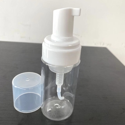 Bouteille naturelle en PET de 100 ml avec pompe à mousse pour les chaussures propres et le shampooing