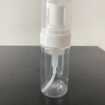 Bouteille naturelle en PET de 100 ml avec pompe à mousse pour les chaussures propres et le shampooing