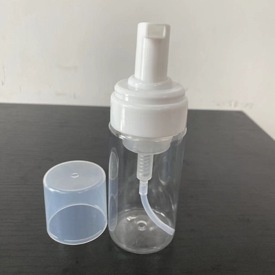 Bouteille naturelle en PET de 100 ml avec pompe à mousse pour les chaussures propres et le shampooing
