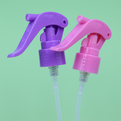 Coloré fin mini pulvérisateur de déclenchement 20/410 24/410 28/410 Avec conception de bouton de verrouillage Pour les bouteilles de pulvérisation de brouillard d'eau Odm Oem