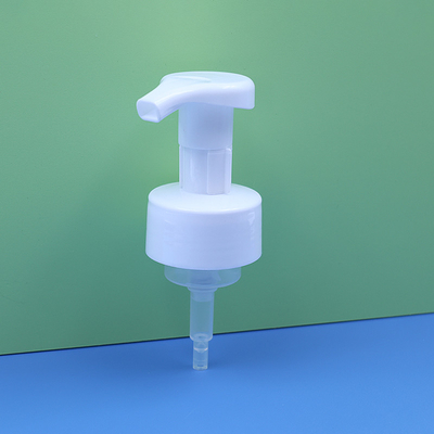 Éco-friendly F Plastique PP Matériau pompe à mousse Dispenser de presse à mousse pompe à ressort extérieur 43/410 pour le lavage à la main avec clip