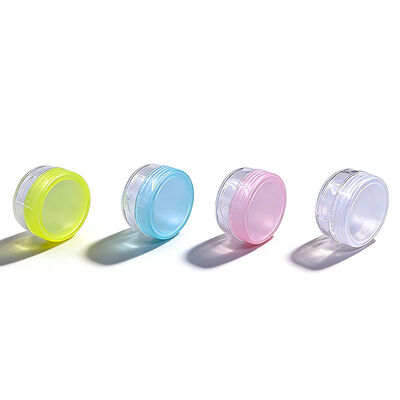 Container cosmétique 10g 15g Couleur personnalisée PS Plastic Eye Face Mini Body Cream Jar