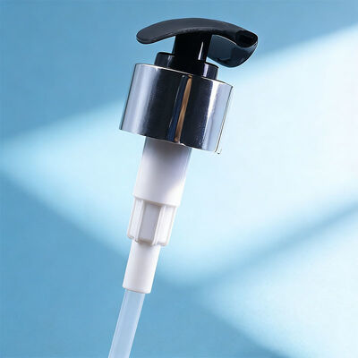 Grand distributeur en aluminium 28/410 de lotion de main de savon de déclencheur principal rond pour la bouteille