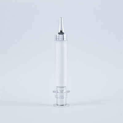 Seringue Airless Emballage Plastique Pompe Sérum Seringue Airless 5ml 10ml 15 ml 20ml Flacon Seringue Airless Cosmétique Réutilisable