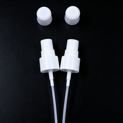 Vaporisateur à pompe fine PP plastique, capuchon rond demi-rond, dosage 0,12 cc