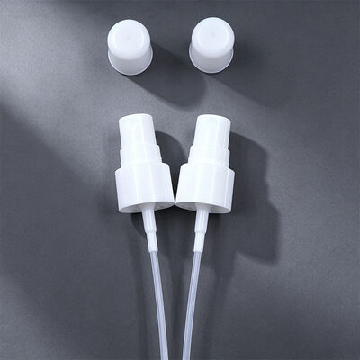 Vaporisateur à pompe fine PP plastique, capuchon rond demi-rond, dosage 0,12 cc