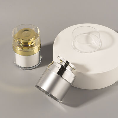 Bouteille à pompe sans air de 50 ml en gros, vente chaude, pour soins personnels, haute qualité, personnalisée