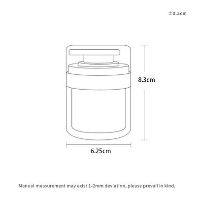 Bouteille à pompe sans air de 50 ml en gros, vente chaude, pour soins personnels, haute qualité, personnalisée