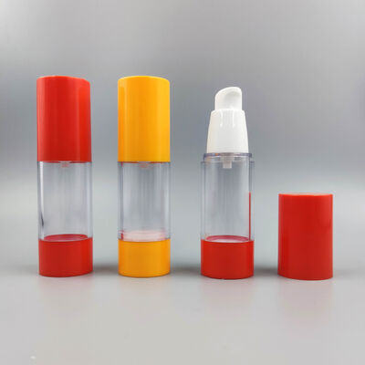 Vente en gros d'usine à chaud de haute qualité personnalisée 30 ml 50 ml 80 ml bouteille de pompe sans air pour shampooing soins personnels