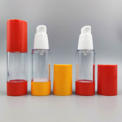 Vente en gros d'usine à chaud de haute qualité personnalisée 30 ml 50 ml 80 ml bouteille de pompe sans air pour shampooing soins personnels