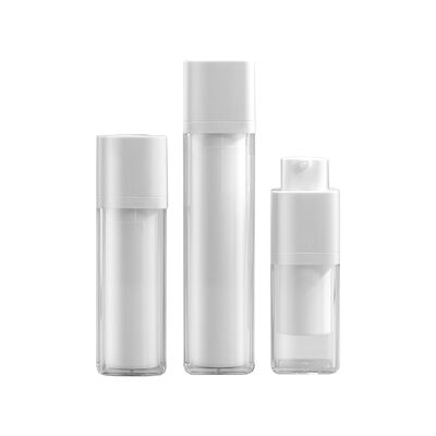 Vente à chaud 15ml 30ml 50ml Bouteille de pompe à double couche sans air pour les soins personnels usine de gros de haute qualité pour le shampooing