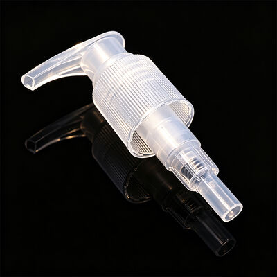 Pompe distributrice de savon et de shampoing en plastique, entièrement transparente, 24/415