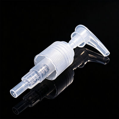 Pompe distributrice de savon et de shampoing en plastique, entièrement transparente, 24/415