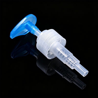 Pompe en plastique 24/410 28/410 de lotion de distributeur de lavage de main de savon liquide de grande tête nervurée
