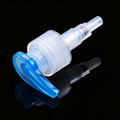 Pompe en plastique 24/410 28/410 de lotion de distributeur de lavage de main de savon liquide de grande tête nervurée
