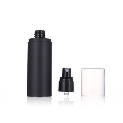 Bouteille de pulvérisation de brouillard en plastique mat PP de 120 ml en gros avec bouchon avec pinceau pour crème faciale Lotion sérum de soin de la peau