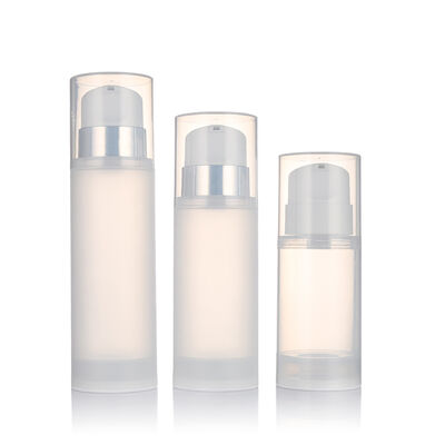 Bouteille de pompe sans air 150 ml 200 ml 250 ml/PP bouteille de pompe de lotion transparente pour l'emballage cosmétique