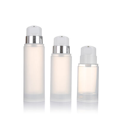 Bouteille de pompe sans air 150 ml 200 ml 250 ml/PP bouteille de pompe de lotion transparente pour l'emballage cosmétique