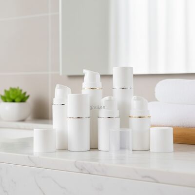 Flacon pulvérisateur à pompe sans air en plastique PP de 50 ml pour sérum de soin de la peau et crème pour le visage