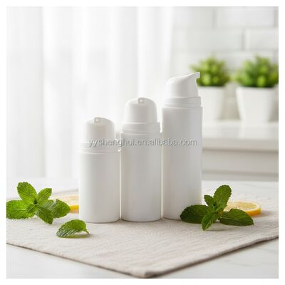 Flacon pulvérisateur à pompe sans air en plastique PP de 50 ml pour sérum de soin de la peau et crème pour le visage