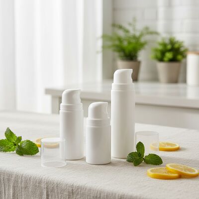 Flacon pulvérisateur à pompe sans air en plastique PP de 50 ml pour sérum de soin de la peau et crème pour le visage