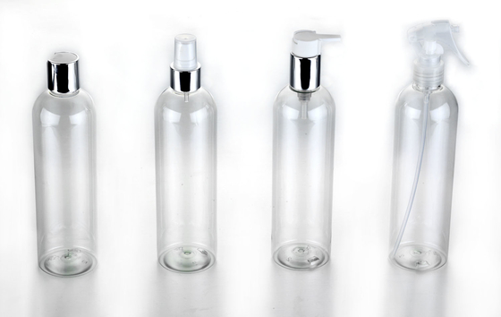 Bouteilles en plastique de cosmétiques de cylindre de shampooing, bouteille de jet de l'ANIMAL FAMILIER 100ml