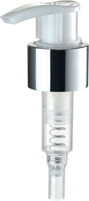 Pompes en plastique de lotion d'alumine avec Un OEM de dosage de l'agrafe 1.2ml de serrure
