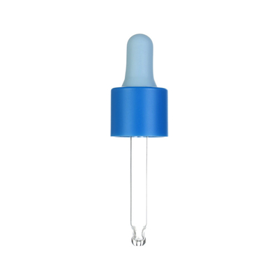 Compte-gouttes en aluminium de pipette d'huile de collier, ampoule de compte-gouttes de silicone pour des bouteilles