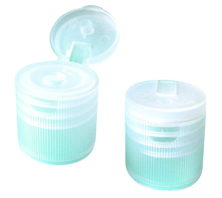 Les capsules 20mm cosmétiques transparentes, aseptisant en plastique de main couvre Flip Top